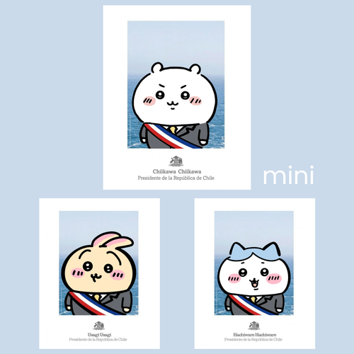 Colección Chiikawa presidente! Mini print
