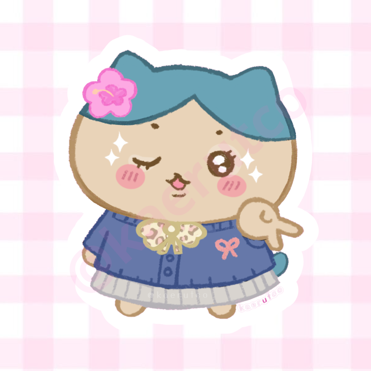 Hachiware Gyaru | Sticker