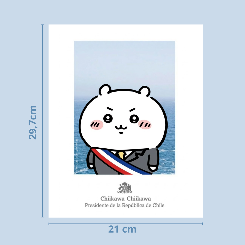 Colección Chiikawa presidente! Prints A4